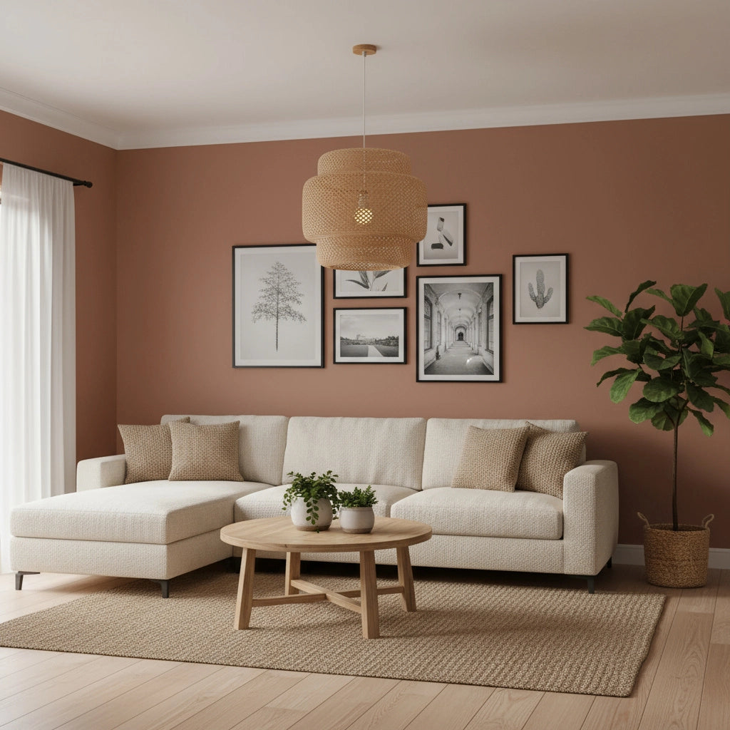 Suspension en rotin tressé – Style naturel japandi