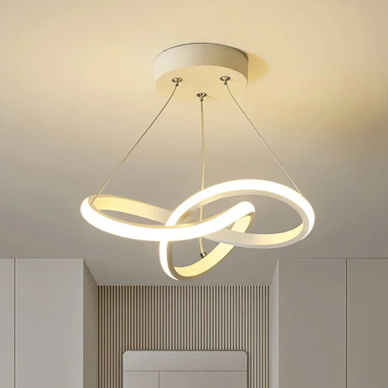 Minimalist Nordic LED Metal Pendant Light – Modern Elegant Design