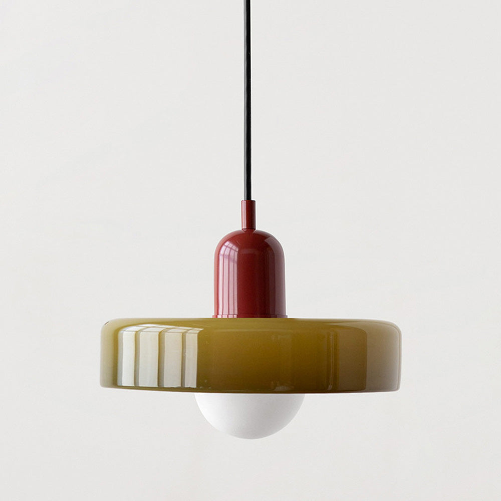 Suspension luminaire en Verre Coloré Minimaliste