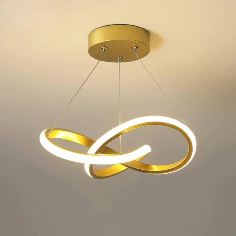 Minimalist Nordic LED Metal Pendant Light – Modern Elegant Design
